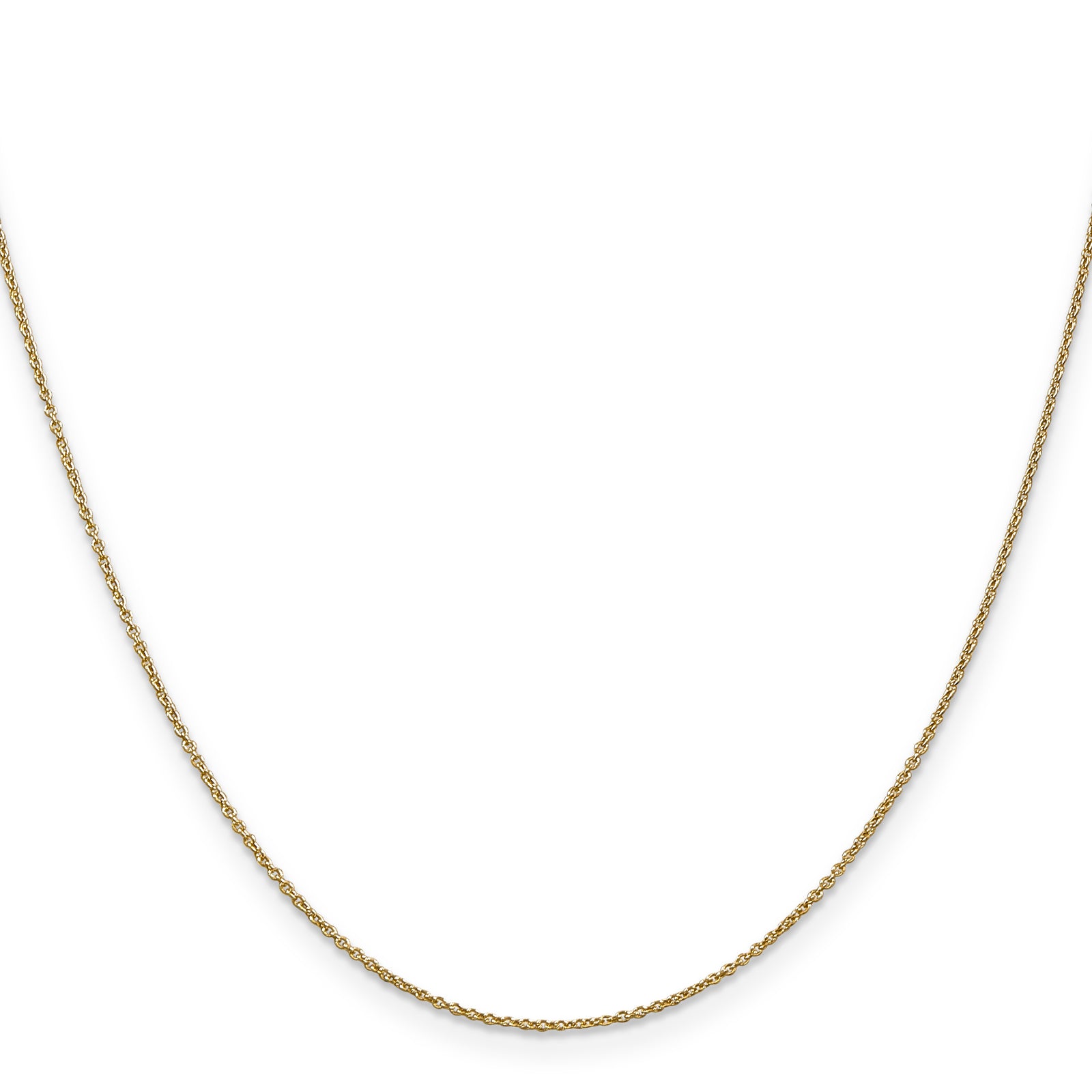 14k .9mm Cable with Lobster Clasp Chain