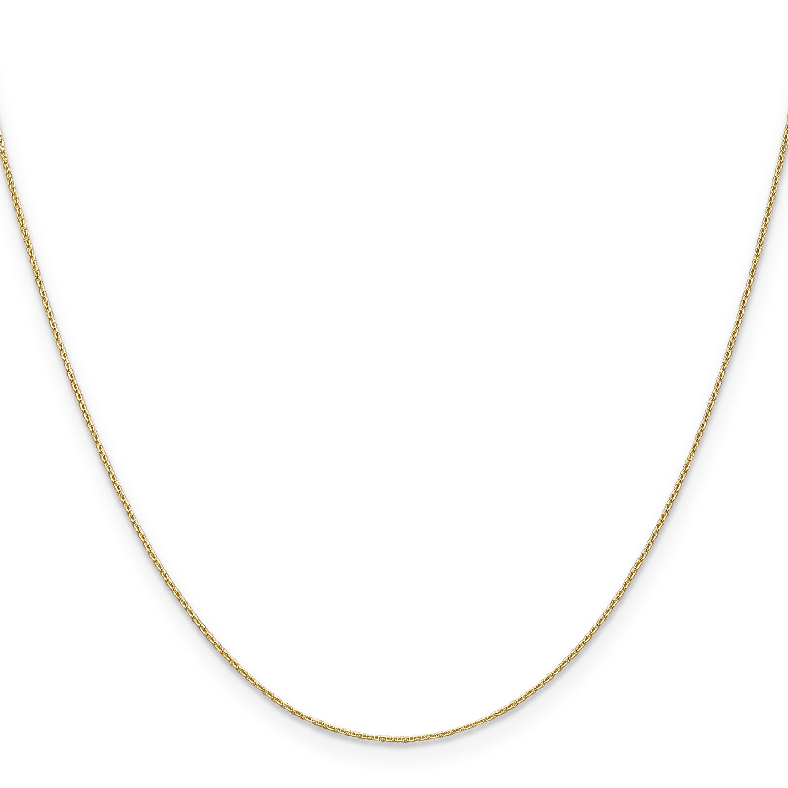 14k .65mm D/C Round Open Link Cable Chain