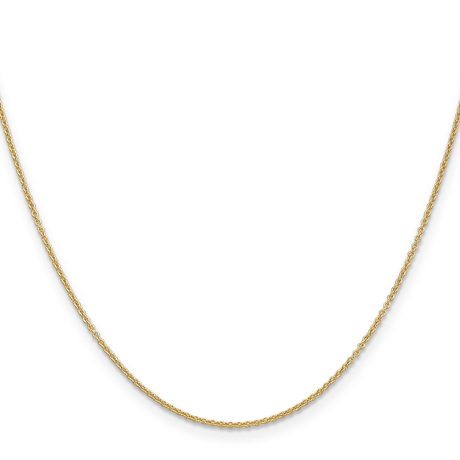14k 1.2mm Cable Chain