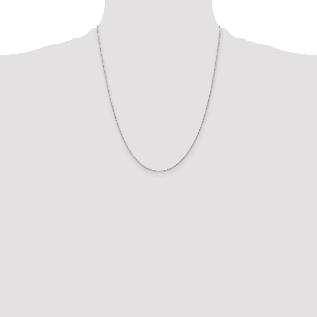 14k White Gold 1mm Parisian Wheat Chain