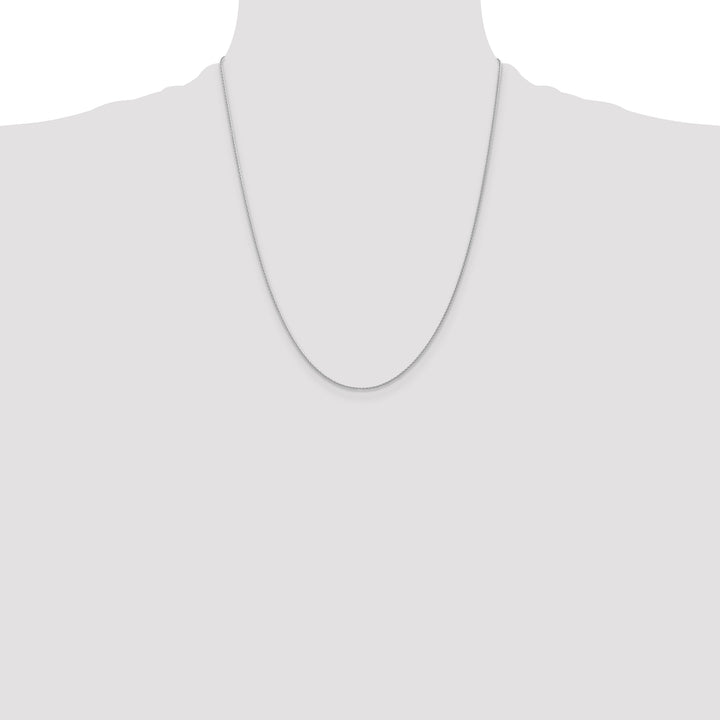 14k White Gold 1mm Parisian Wheat Chain