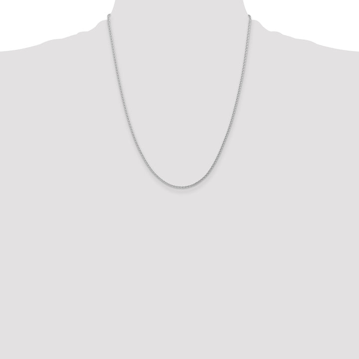 14k White Gold 1.75mm ParisianWheat Chain