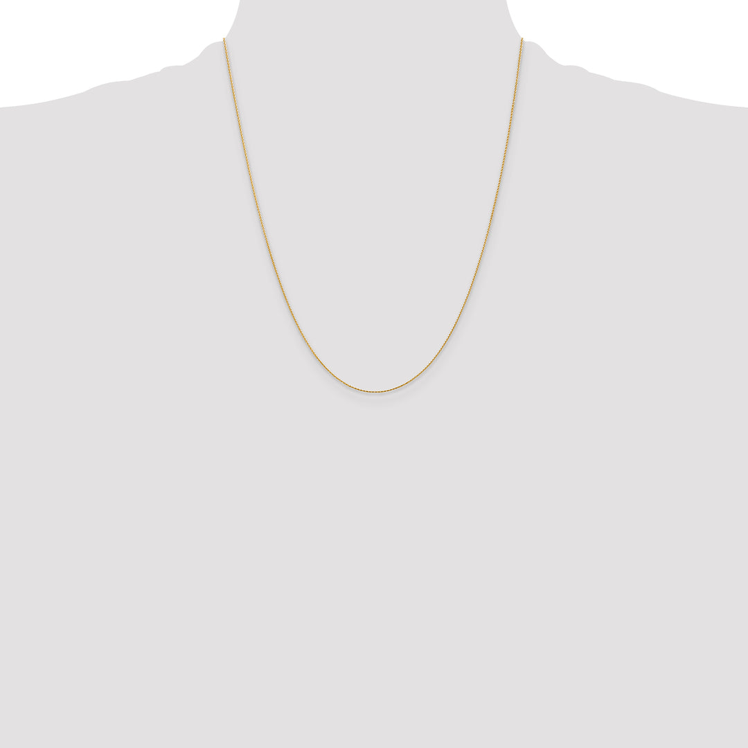 14k .8mm D/C Parisian Wheat Chain