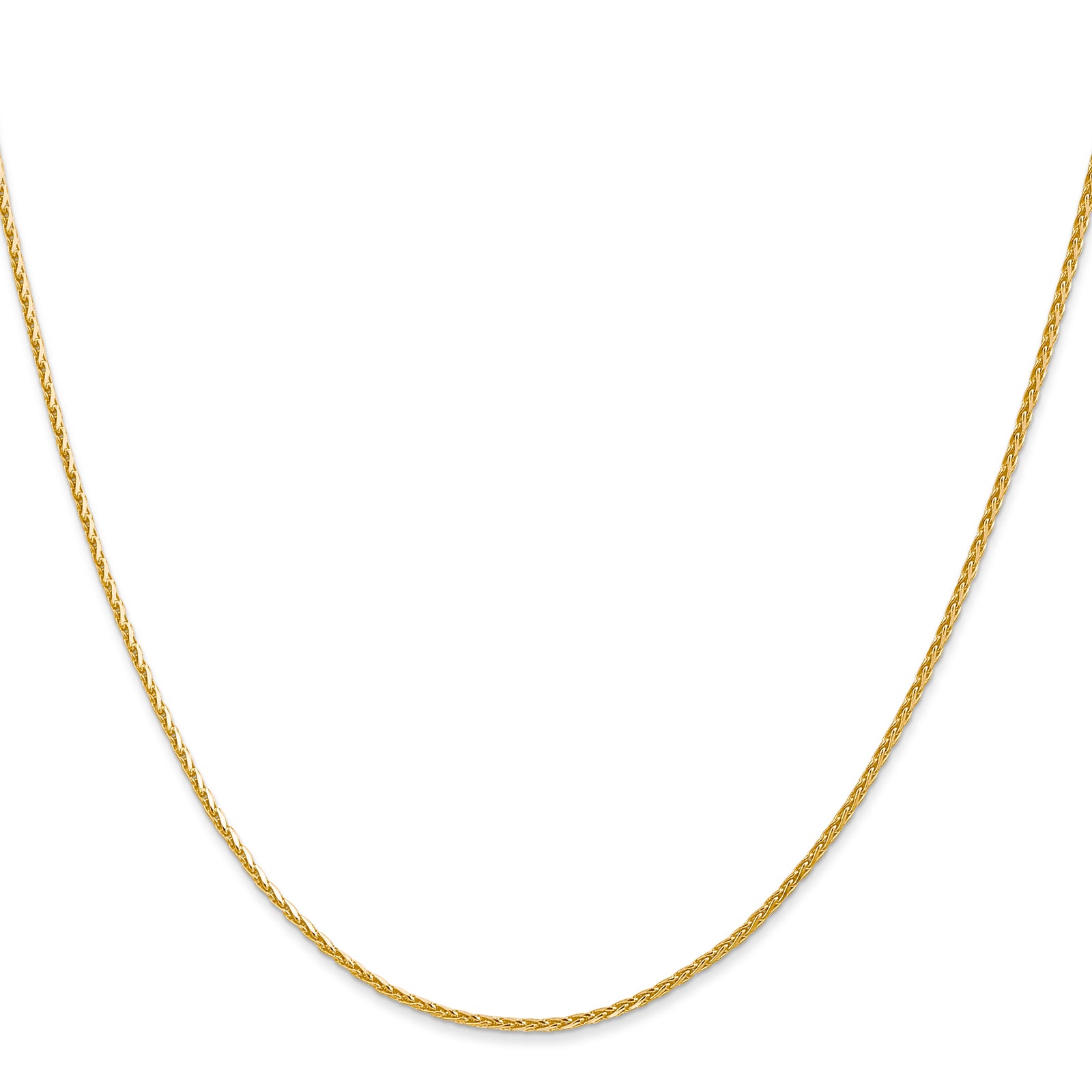 14K 1.4mm D/C Parisian Wheat Chain