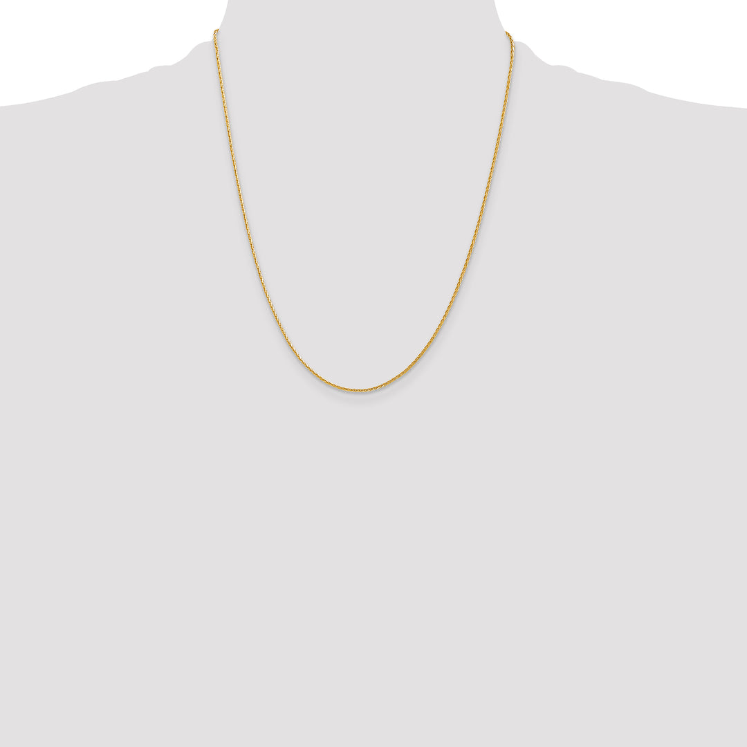 14K 1.4mm D/C Parisian Wheat Chain