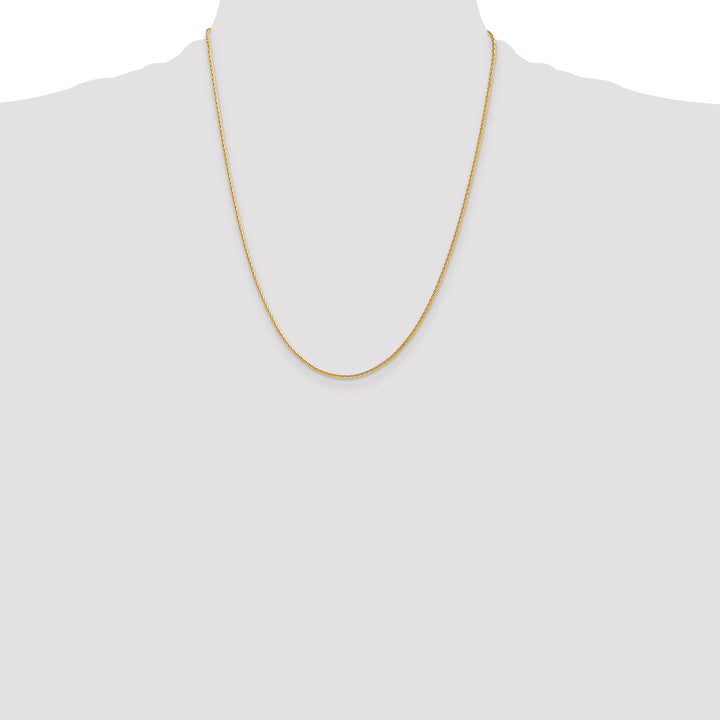 14K 1.4mm D/C Parisian Wheat Chain