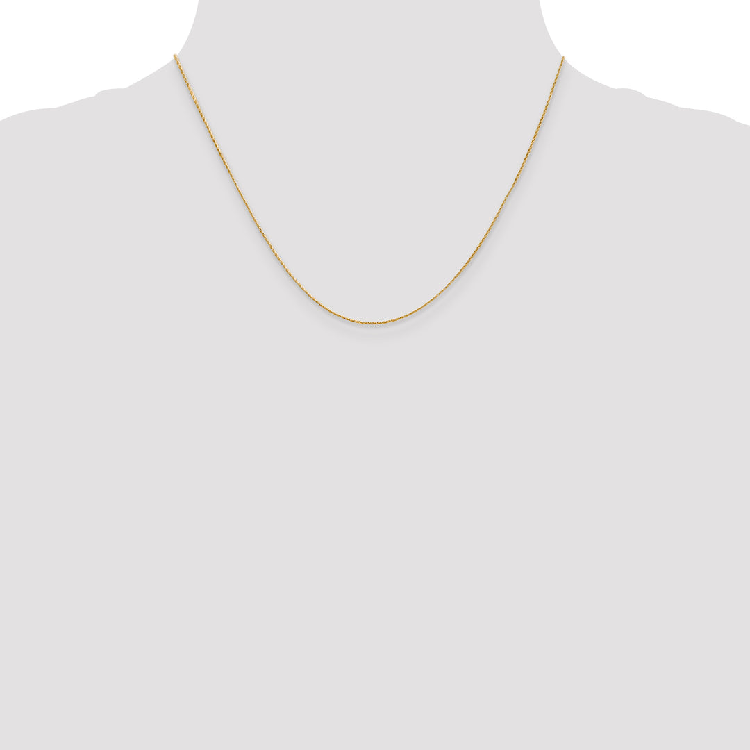 14K .7mm Round Parisian Wheat Chain