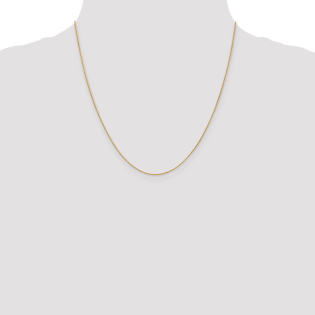 14K .7mm Round Parisian Wheat Chain