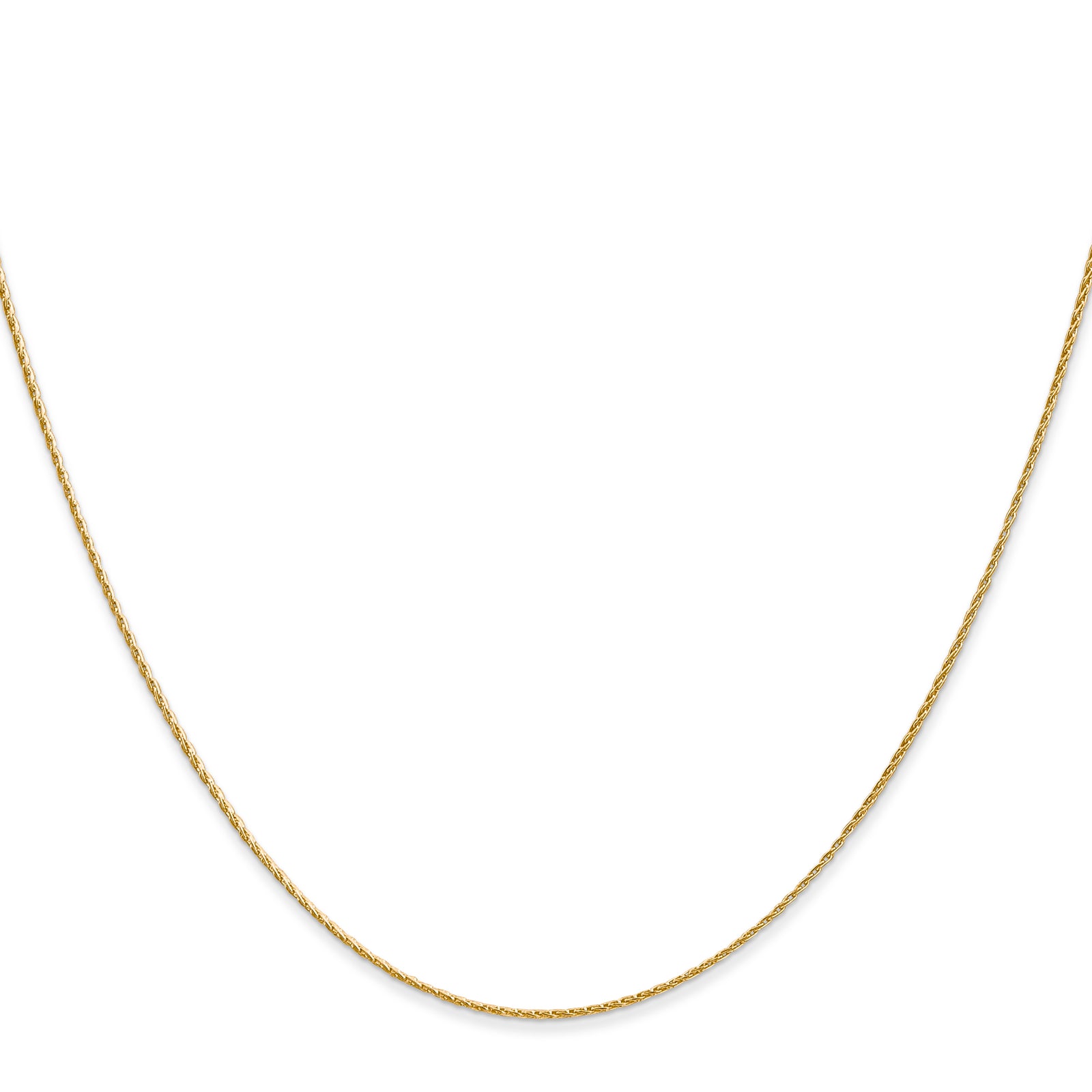 14K .7mm Round Parisian Wheat Chain