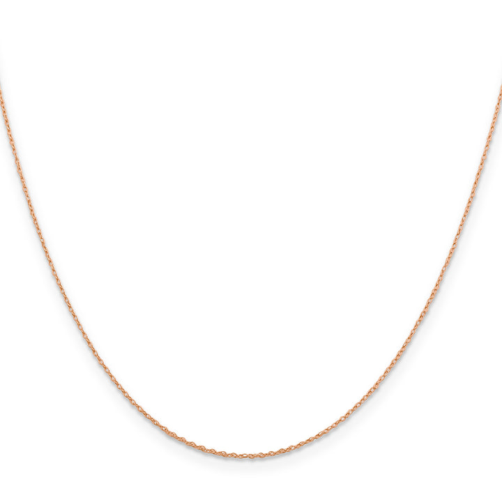 14k Rose Gold .5mm Baby Rope Chain