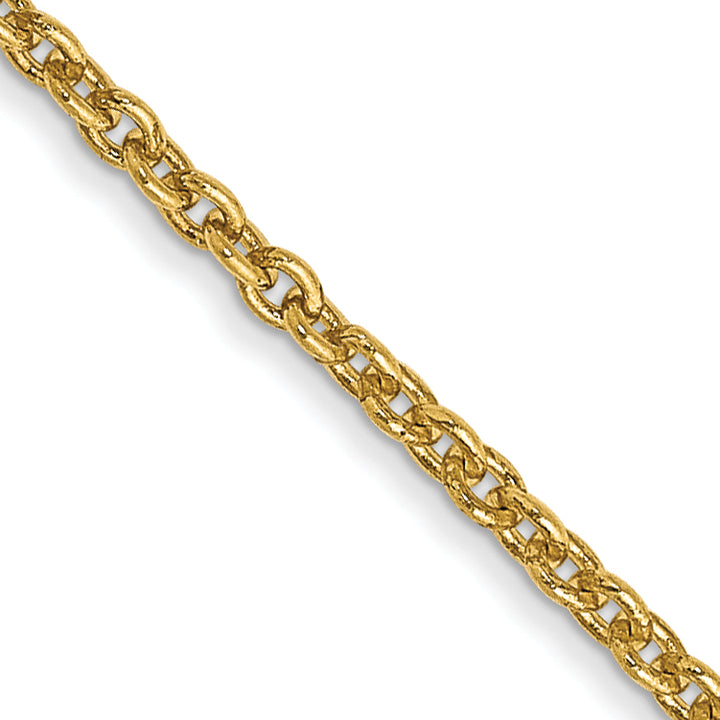 14k 1.4mm Forzantine Cable Chain