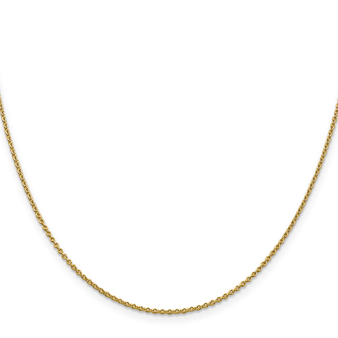 14k 1.4mm Forzantine Cable Chain