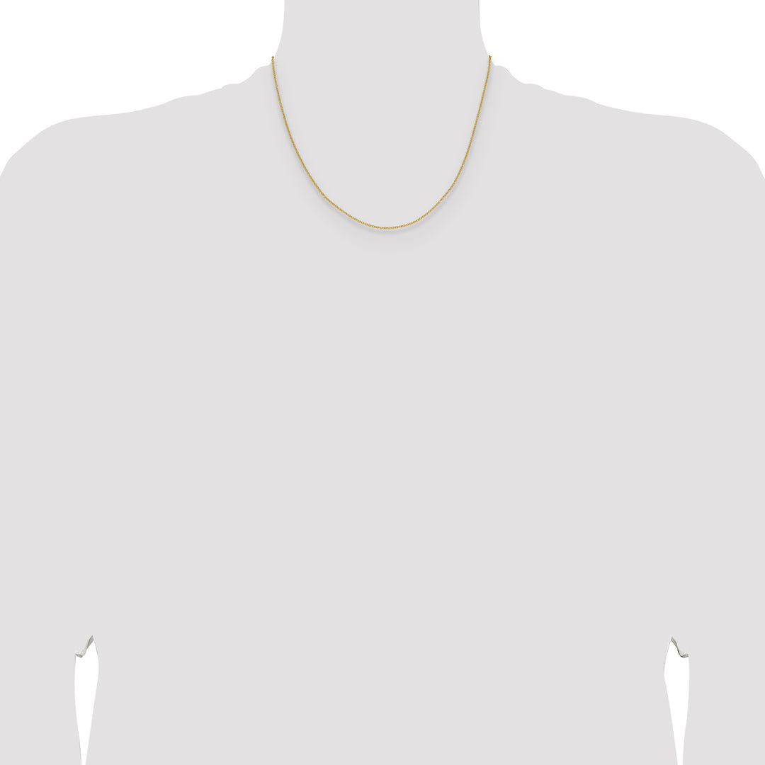 14k 1.5mm Cable Chain
