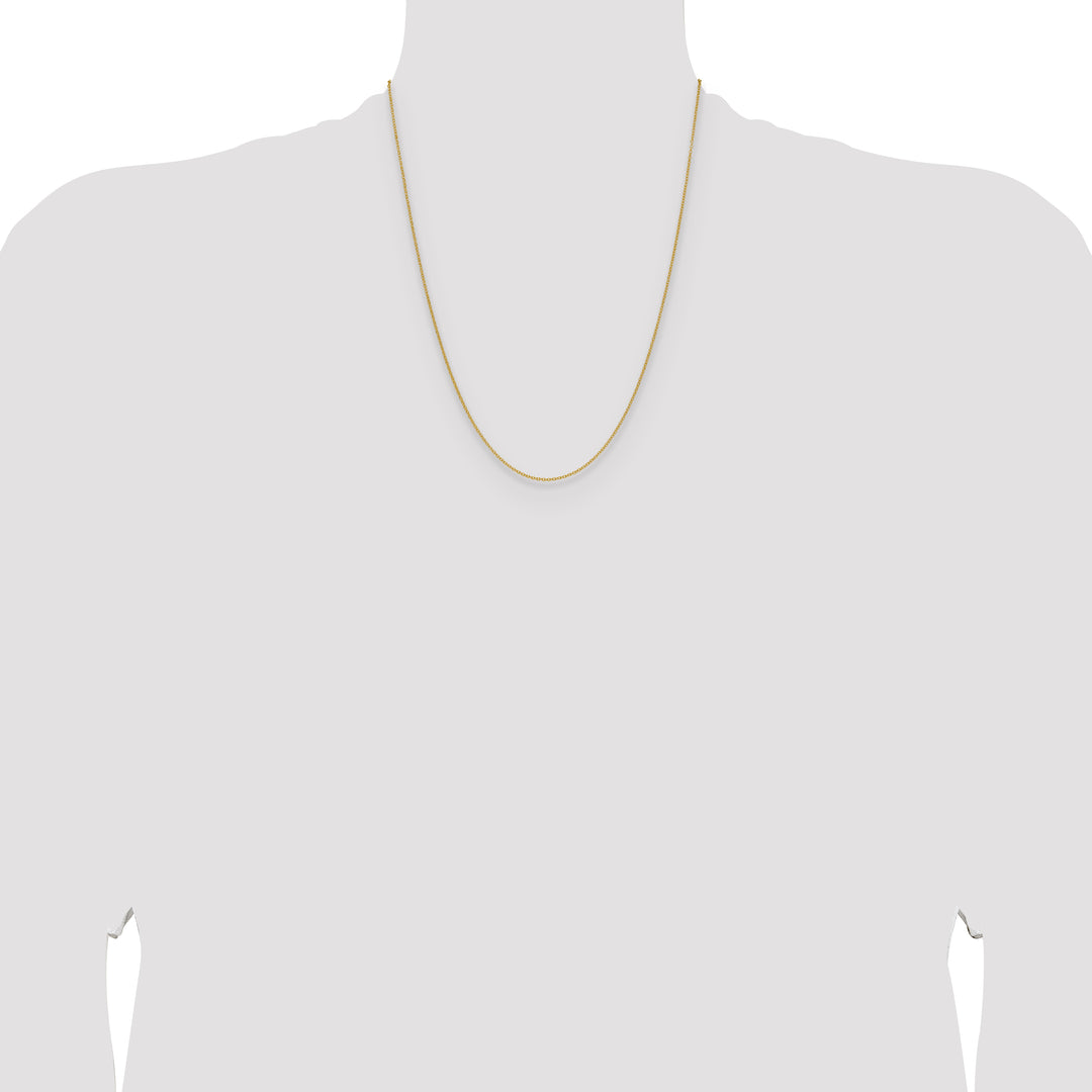 14k 1.5mm Cable Chain