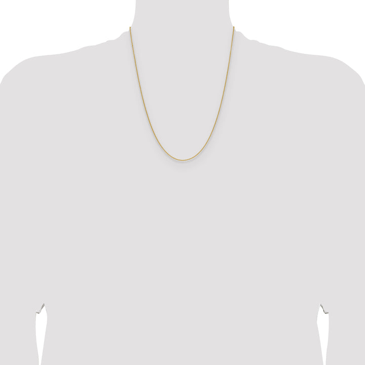 14k 1.5mm Cable Chain
