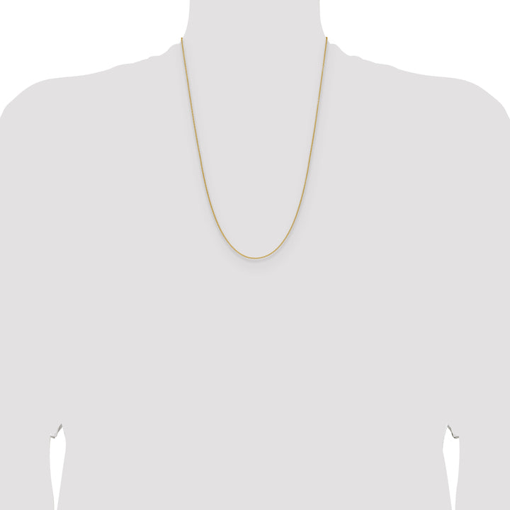 14k 1.5mm Cable Chain