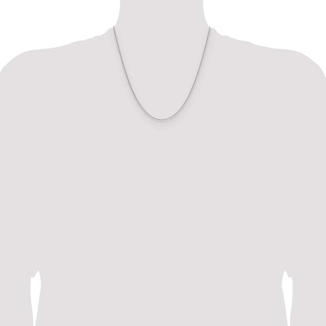 14k White Gold 1.5mm Cable Chain