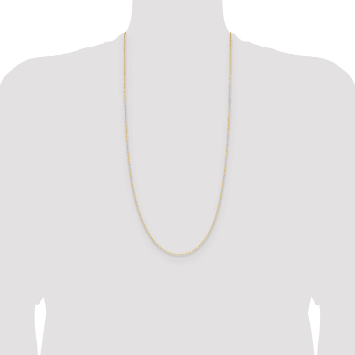 14k .8mm D/C Forzantine Cable Chain