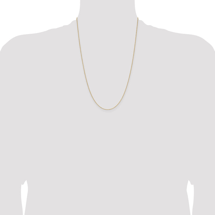 14k 1.0mm D/C Forzantine Cable Chain