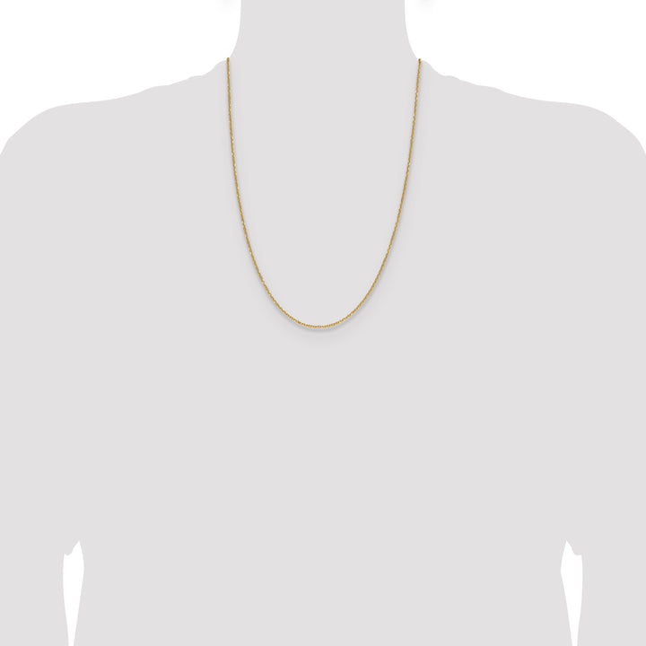 14k 1.4mm D/C Forzantine Cable Chain