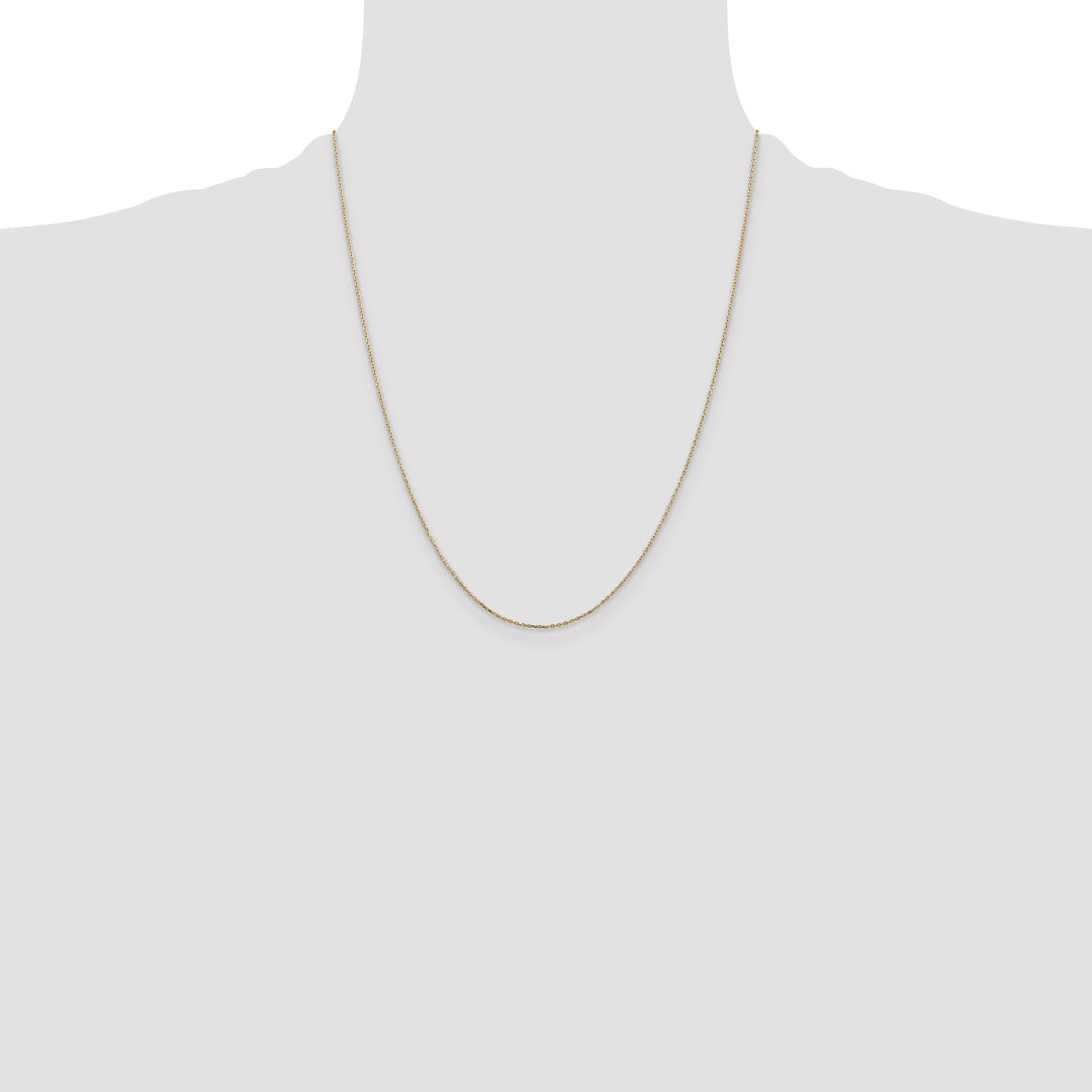 14k .8mm D/C Cable with Lobster Clasp Chain