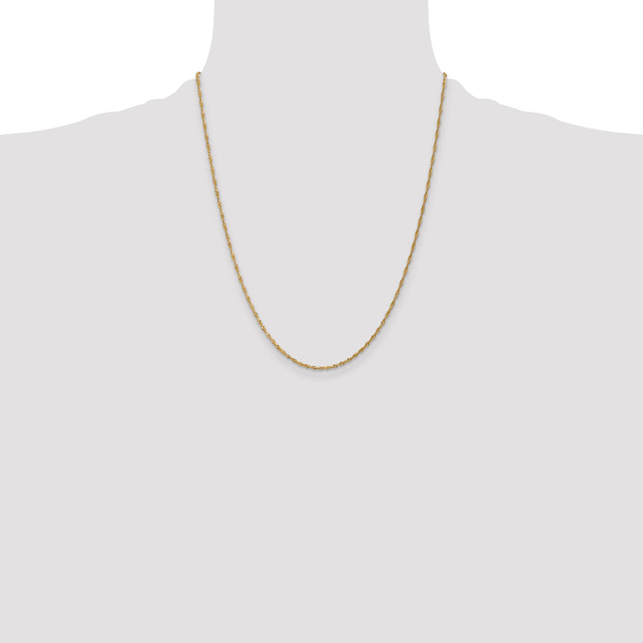14k 1.4mm Singapore Chain