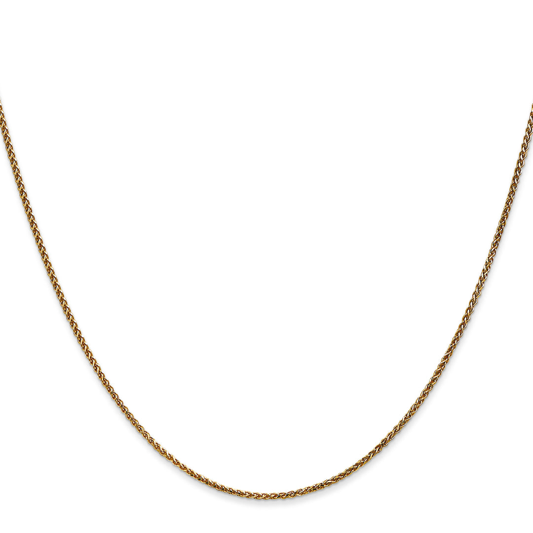 14k 1.25mm D/C Spiga Chain