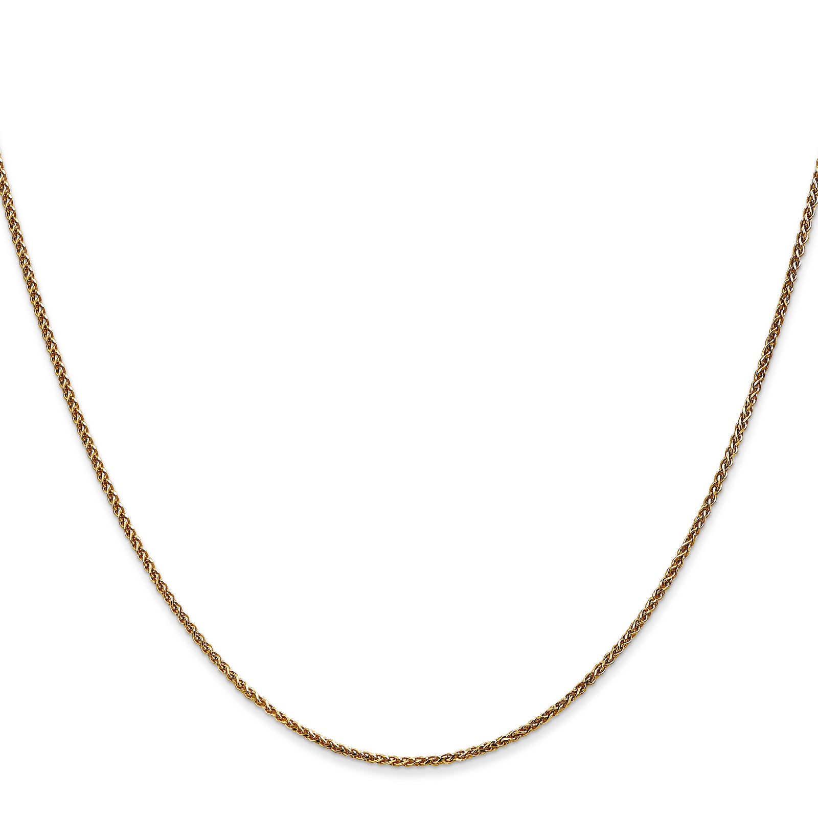 14k 1.25mm D/C Spiga Chain