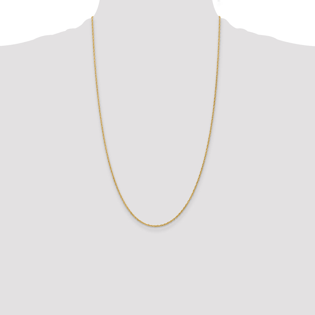 14k 1.3mm Heavy-Baby Rope Chain