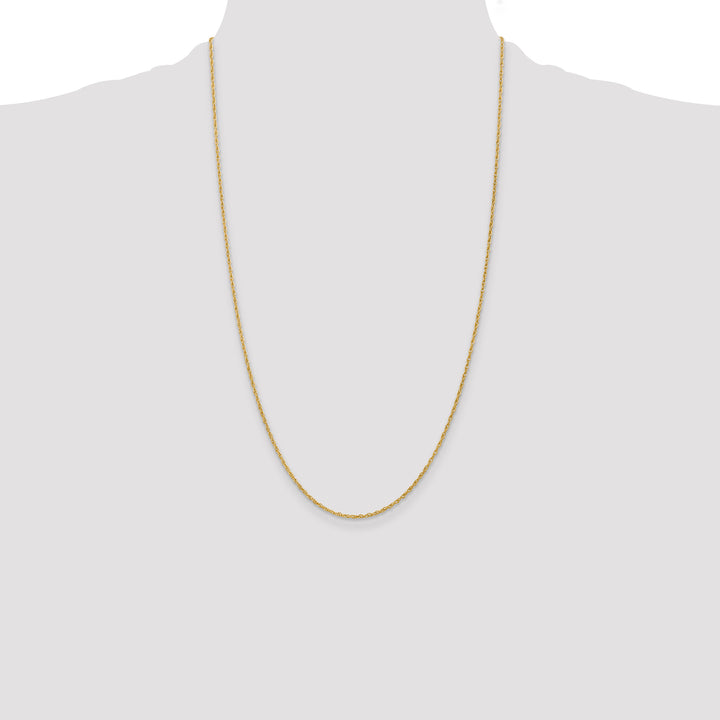 14k 1.3mm Heavy-Baby Rope Chain