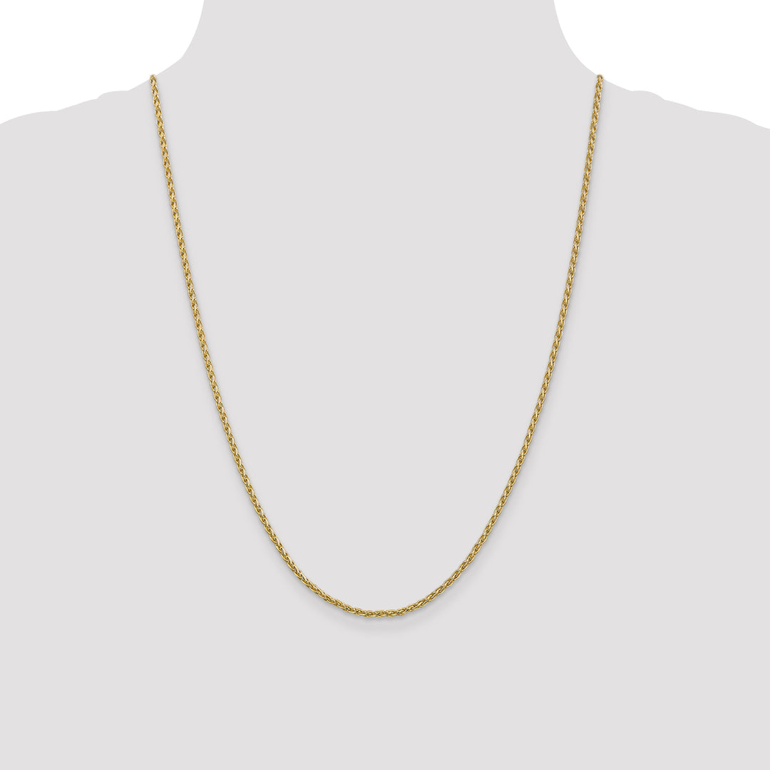 14k 2.25mm Parisian Wheat Chain
