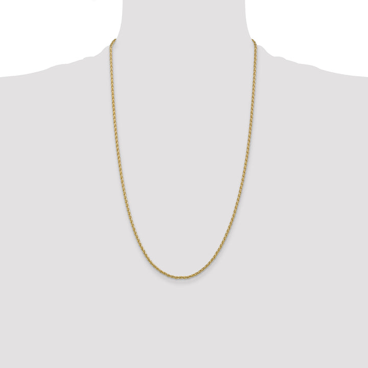 14k 2.25mm Parisian Wheat Chain