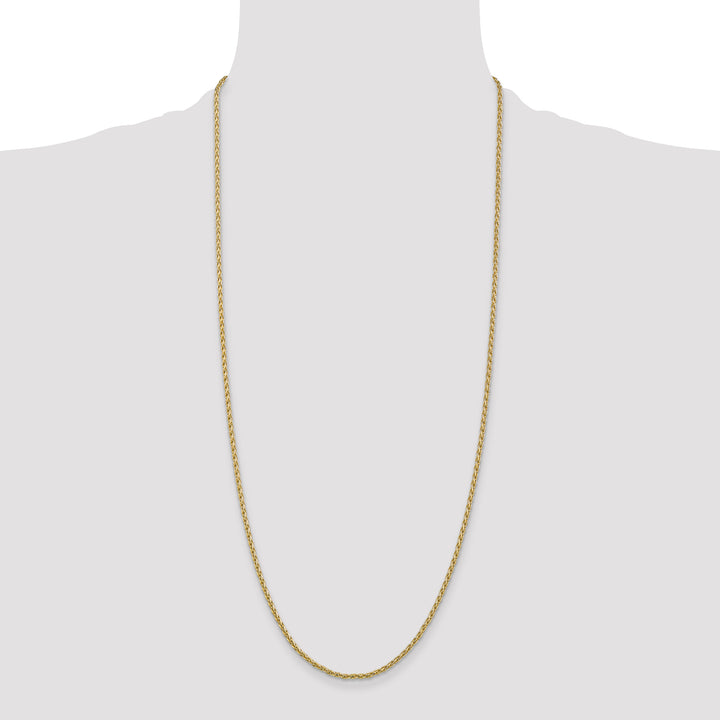 14k 2.25mm Parisian Wheat Chain