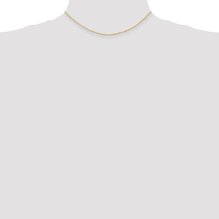 14k 1.10mm Singapore Chain