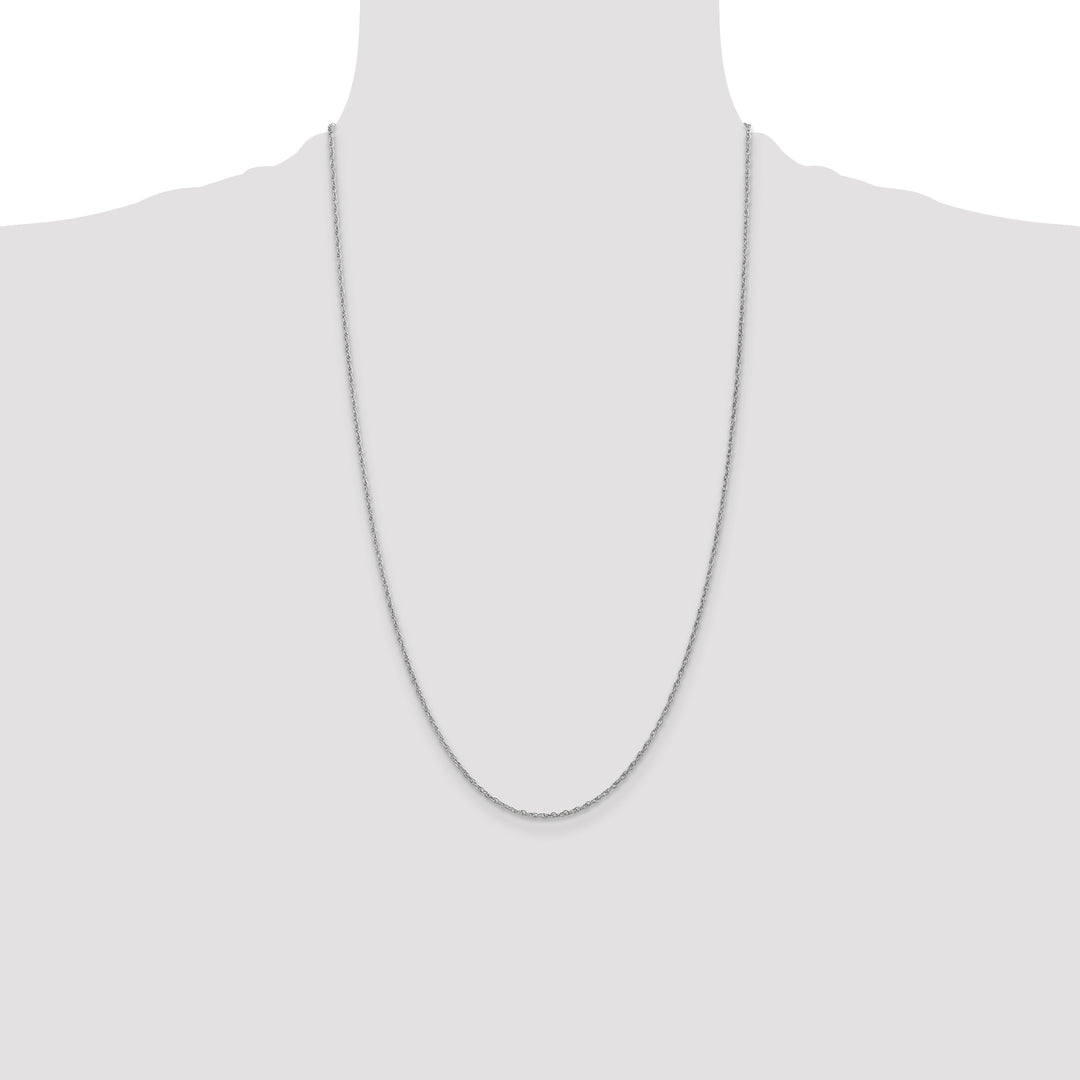 14k WG 1.3mm Heavy-Baby Rope Chain