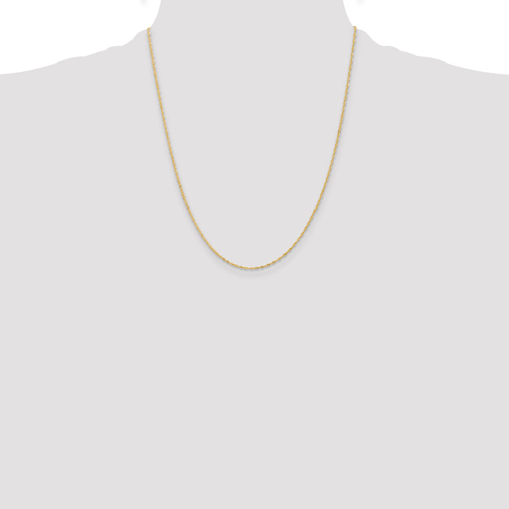 14k 1.10mm Singapore Chain