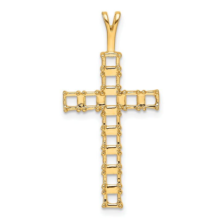 14k Latin Cross Pendant Mounting
