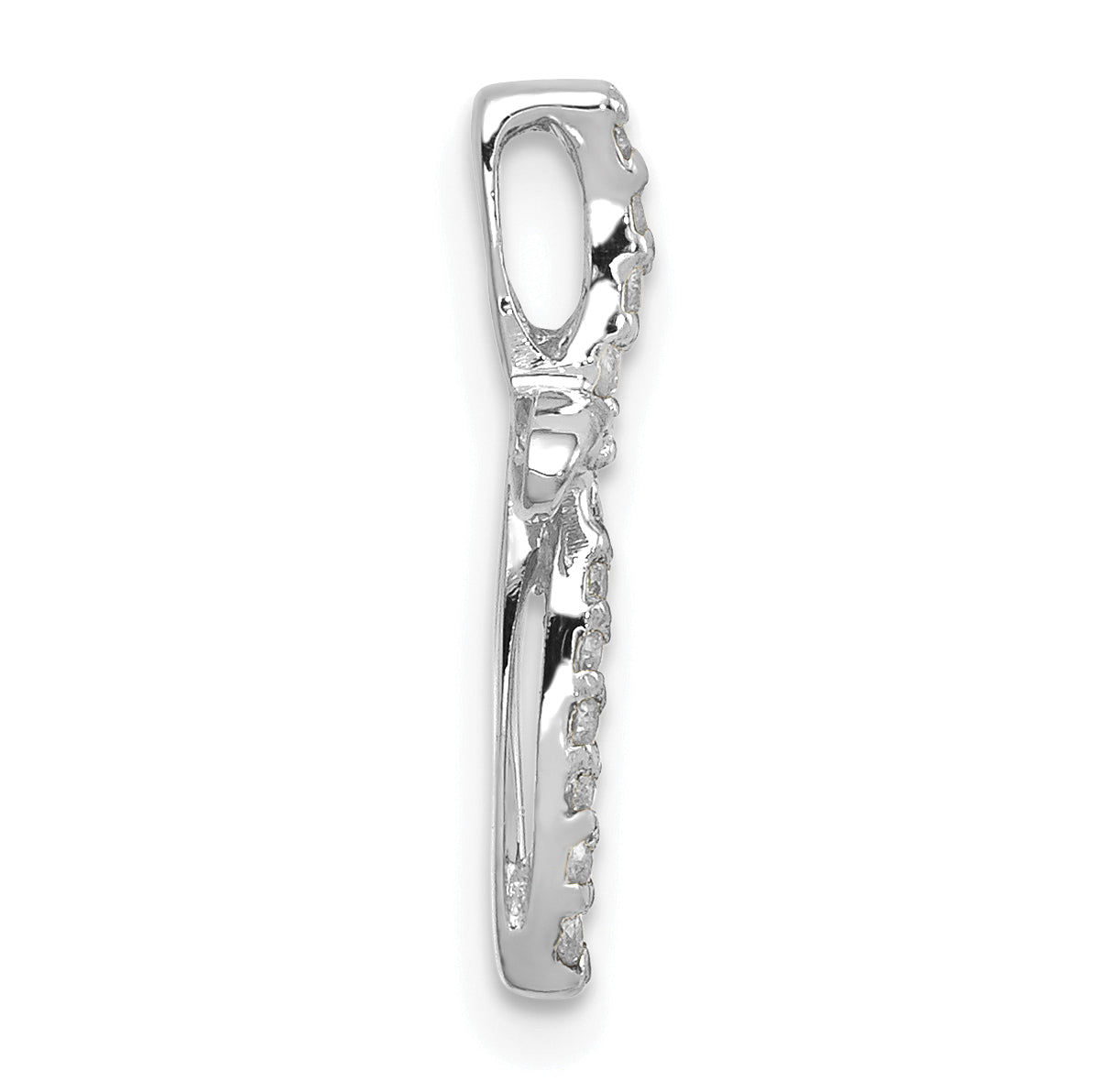 14k White Gold Cross Mounting