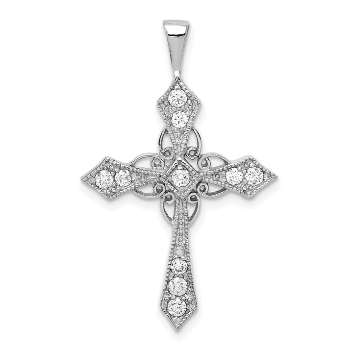 14k Rose Gold Passion Cross Mounting