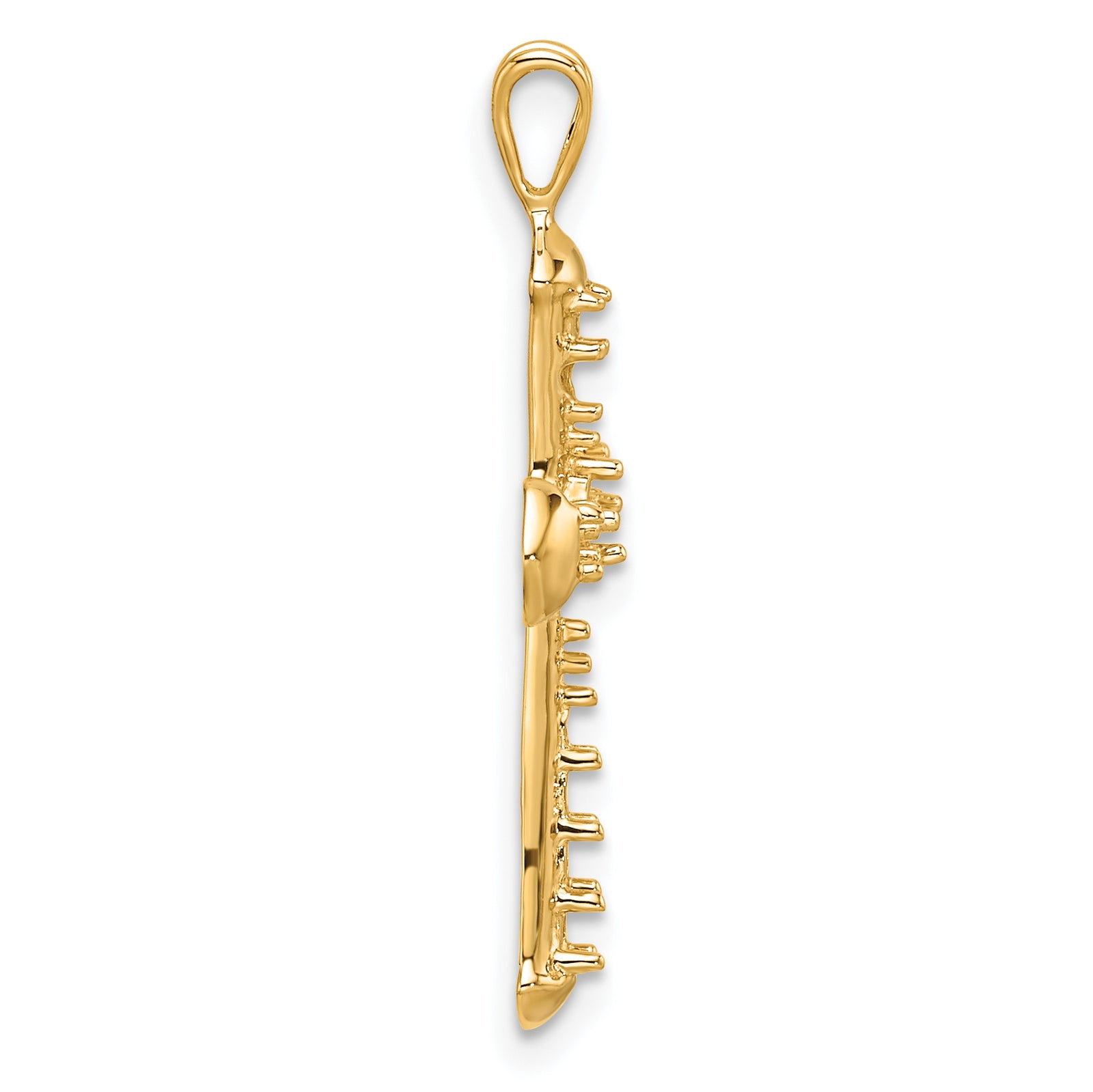 14k Passion Cross Pendant Mounting