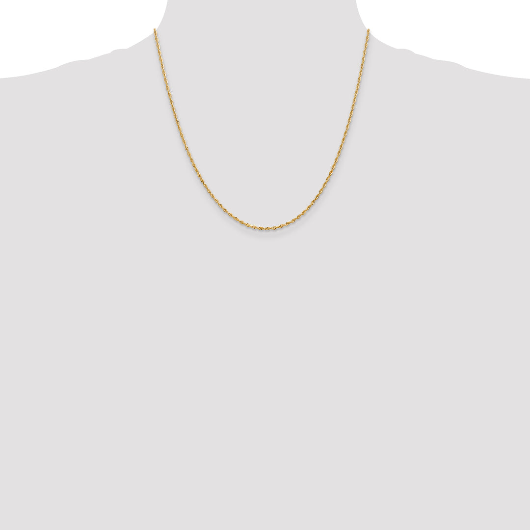 14k 1.85mm D/C Quadruple Rope Chain