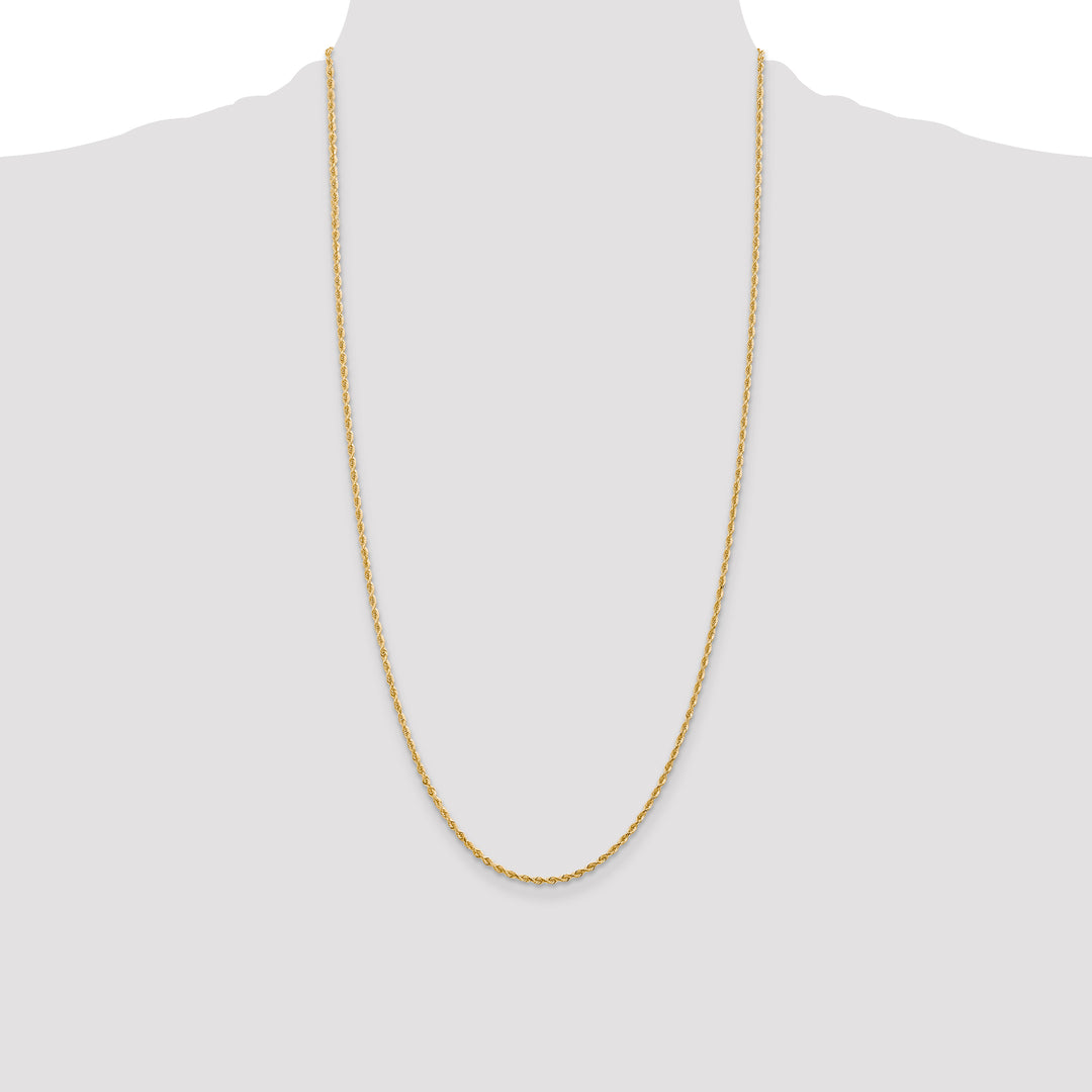14k 2.0mm D/C Quadruple Rope Chain