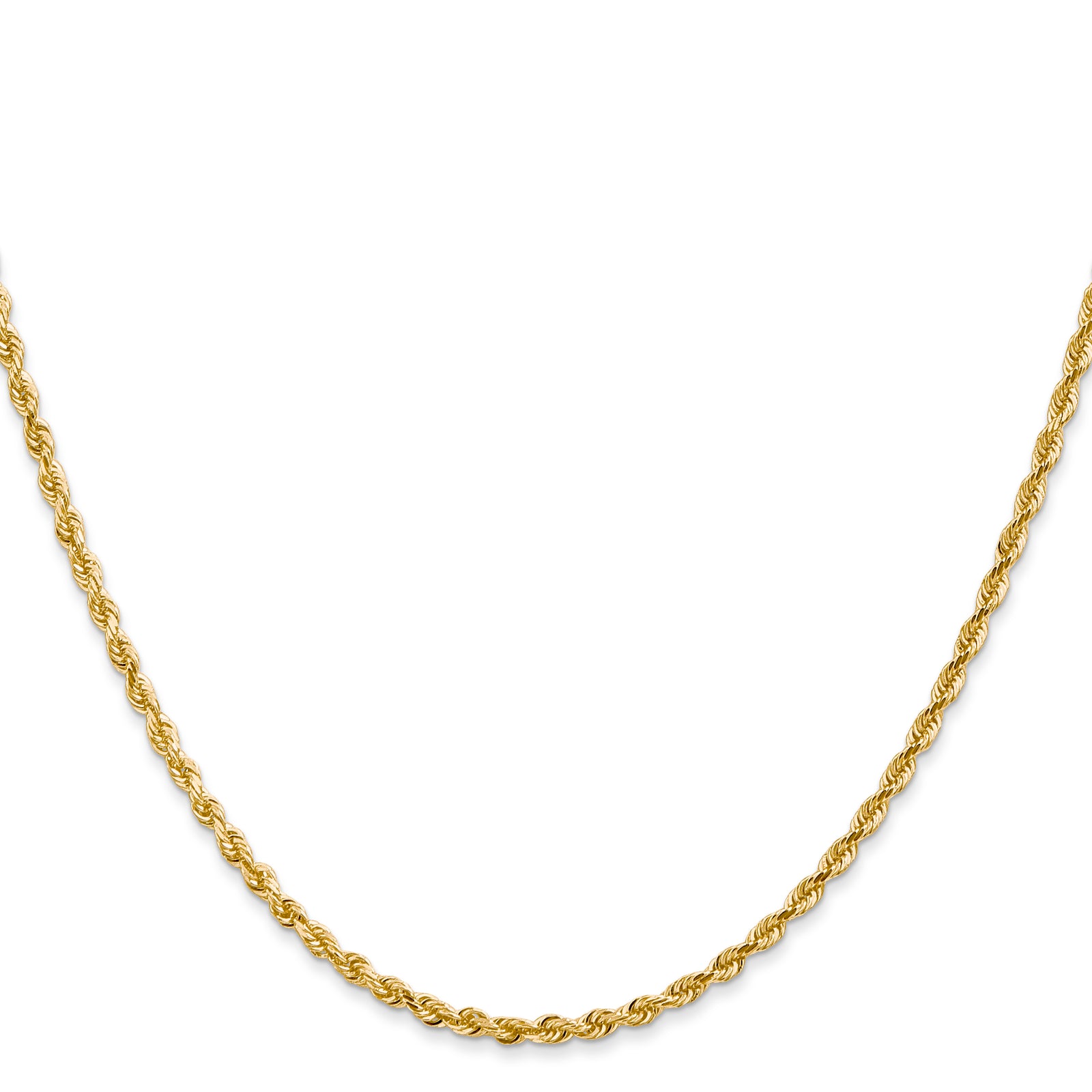 14k 2.25mm D/C Quadruple Rope Chain
