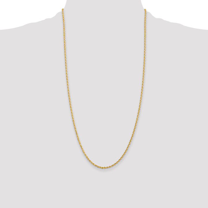 14k 2.25mm D/C Quadruple Rope Chain