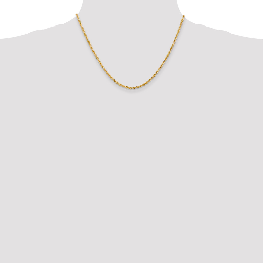 14k 2.75mm D/C Quadruple Rope Chain