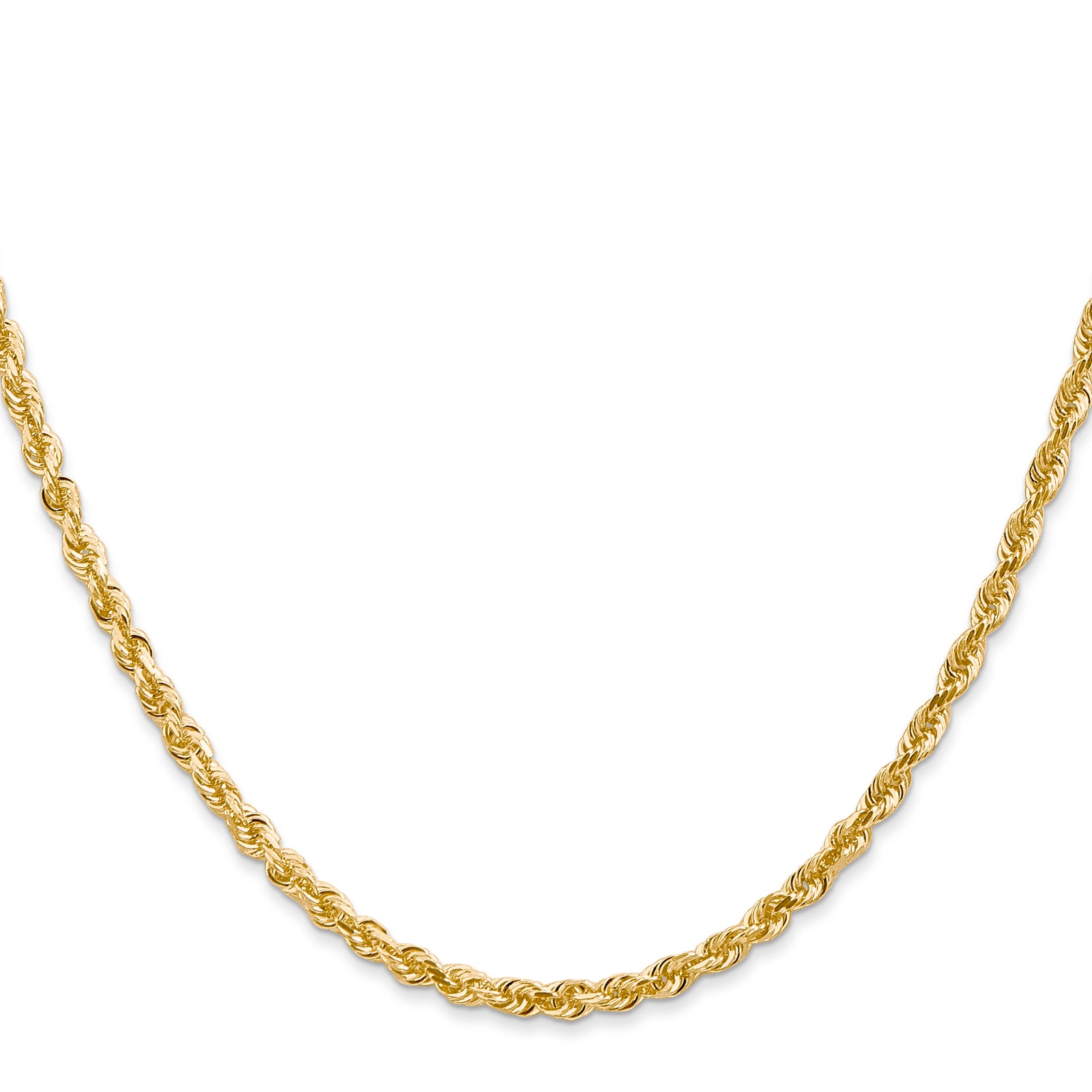 14k 3.0mm D/C Quadruple Rope Chain
