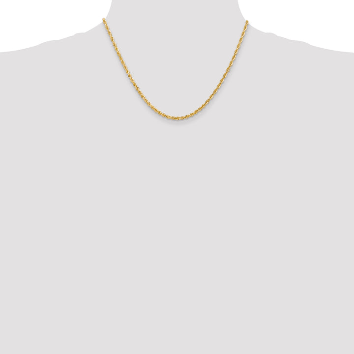14k 3.0mm D/C Quadruple Rope Chain