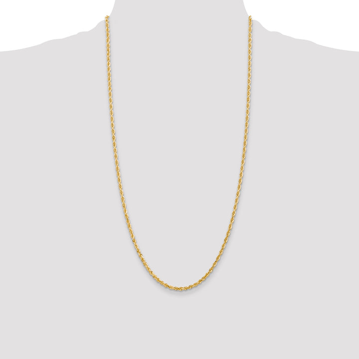 14k 3.0mm D/C Quadruple Rope Chain