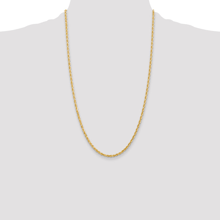 14k 3.0mm D/C Quadruple Rope Chain