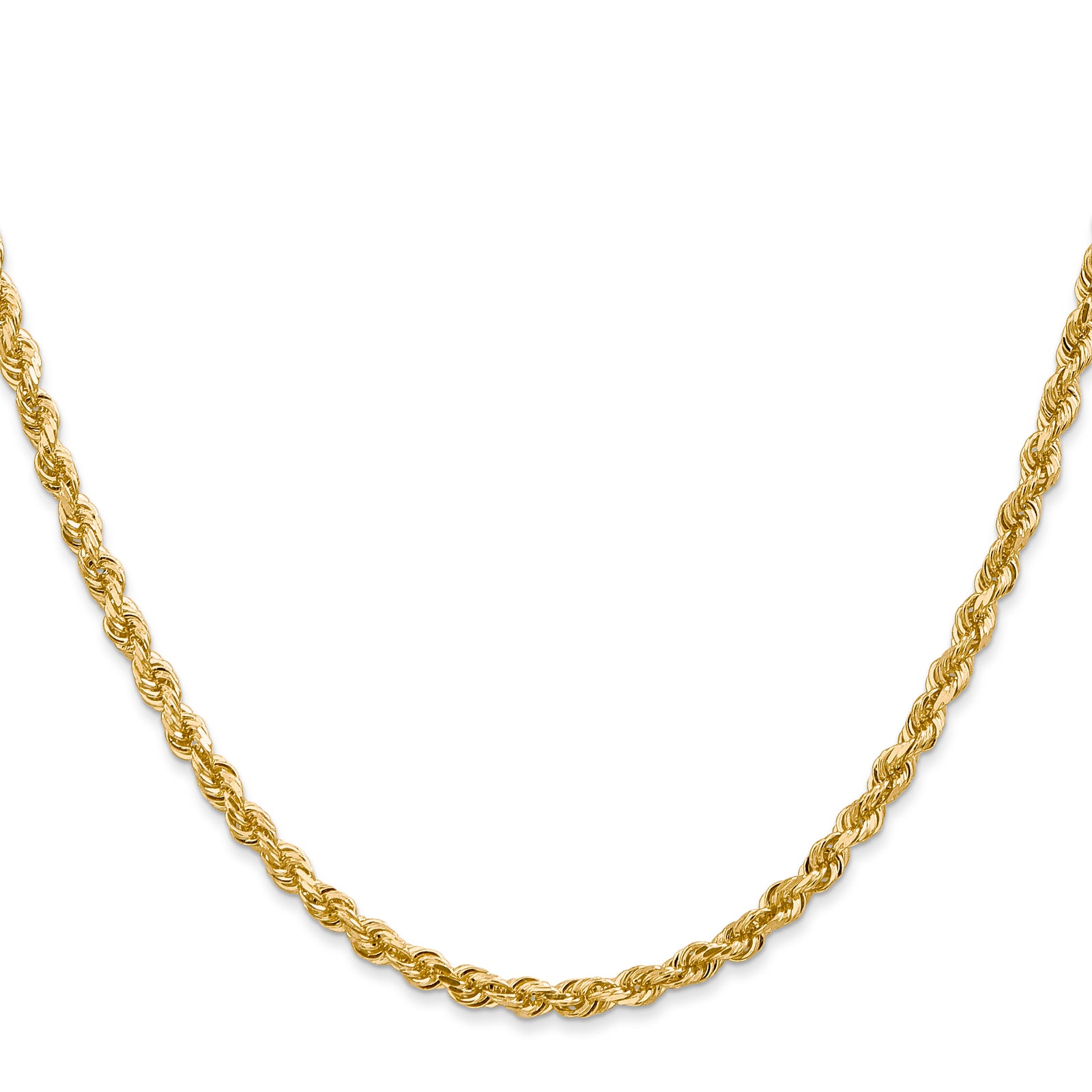 14k 3.35mm D/C Quadruple Rope Chain